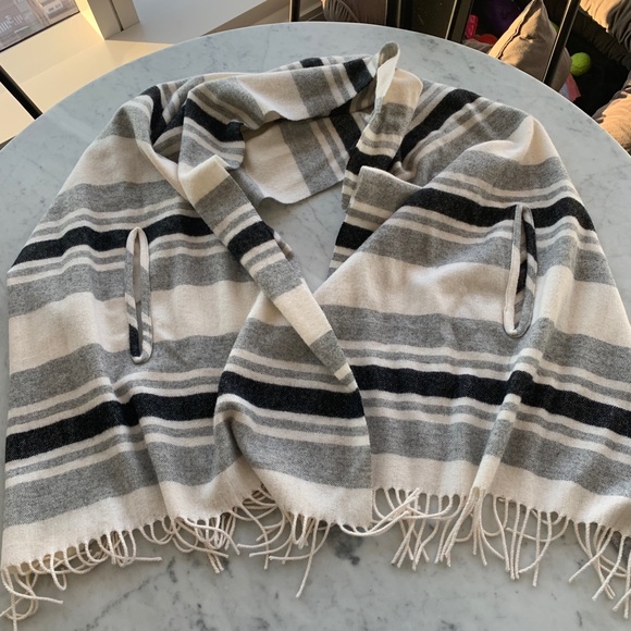 Madewell Striped Cape Scarf - Picture 2 of 6